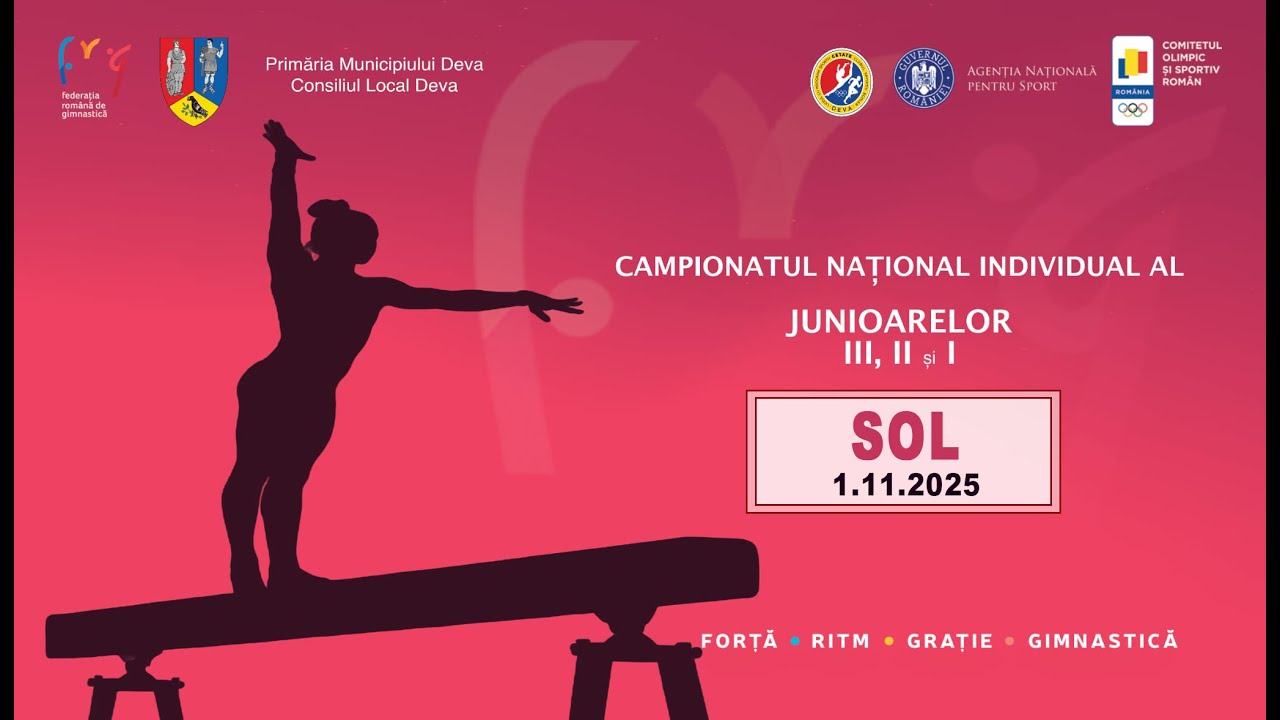 CNI JUNIOARE III, II ȘI I DEVA 1.11.2025- Finale pe aparate, Nivel 4, 3, 2 și 1 - Sol