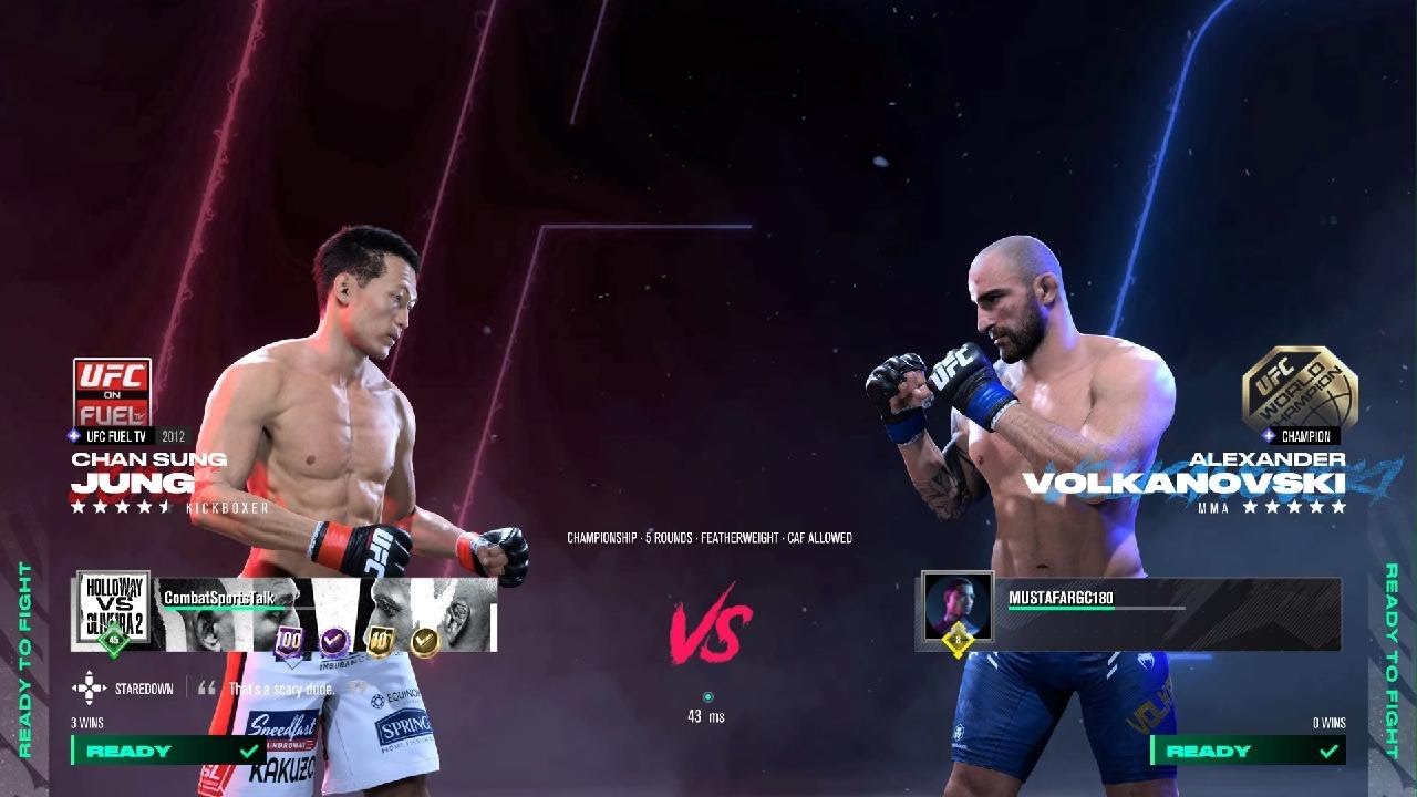 UFC 5 The Korean Zombie vs Alexander Volkanovski