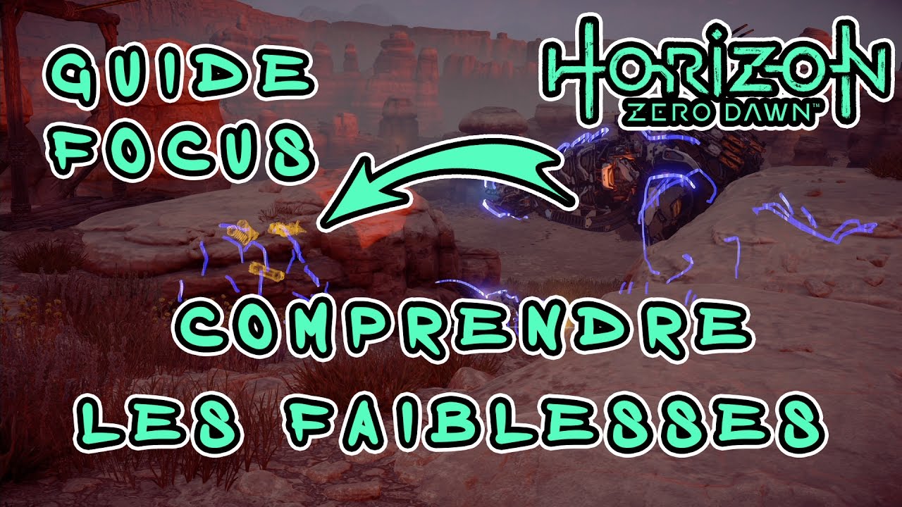 HORIZON ZERO DAWN - GUIDE - BIEN UTILISER LE FOCUS ET COMPRENDRE CE QU'ON Y VOIT !