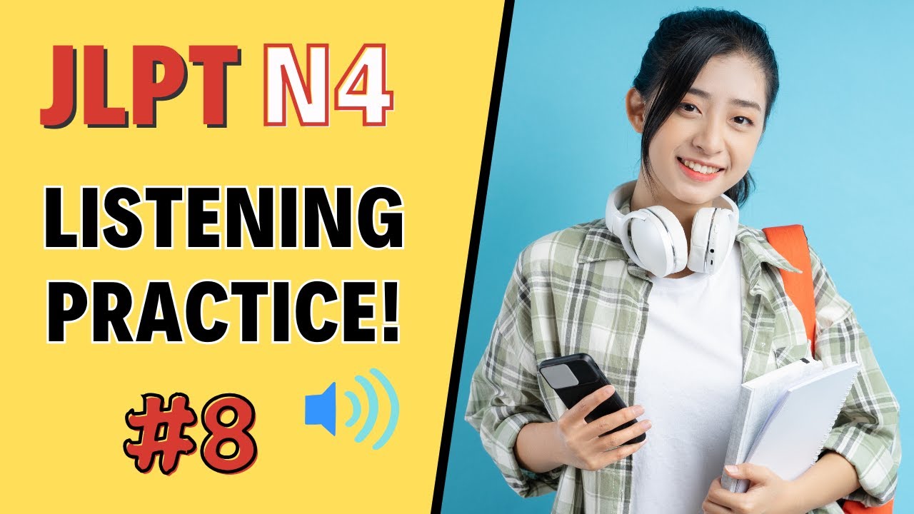 JLPT N4 Listening Practice with answers #8 (Japanese Conversation Choukai N4)