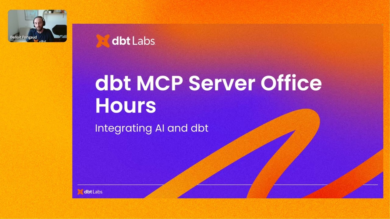 dbt MCP Server Office Hours — Integrating AI and dbt