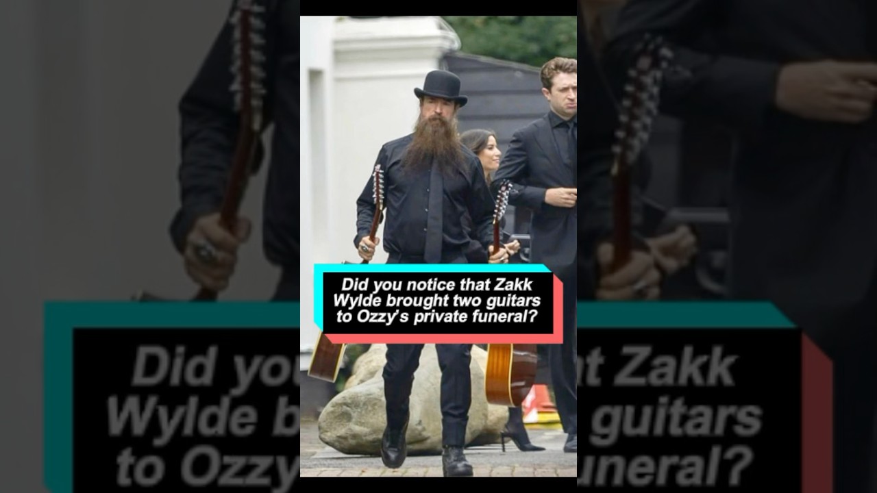 Did you notice that Zakk Wylde brought two guitars to Ozzy&rsquo;s private funeral? He was fulfilling
