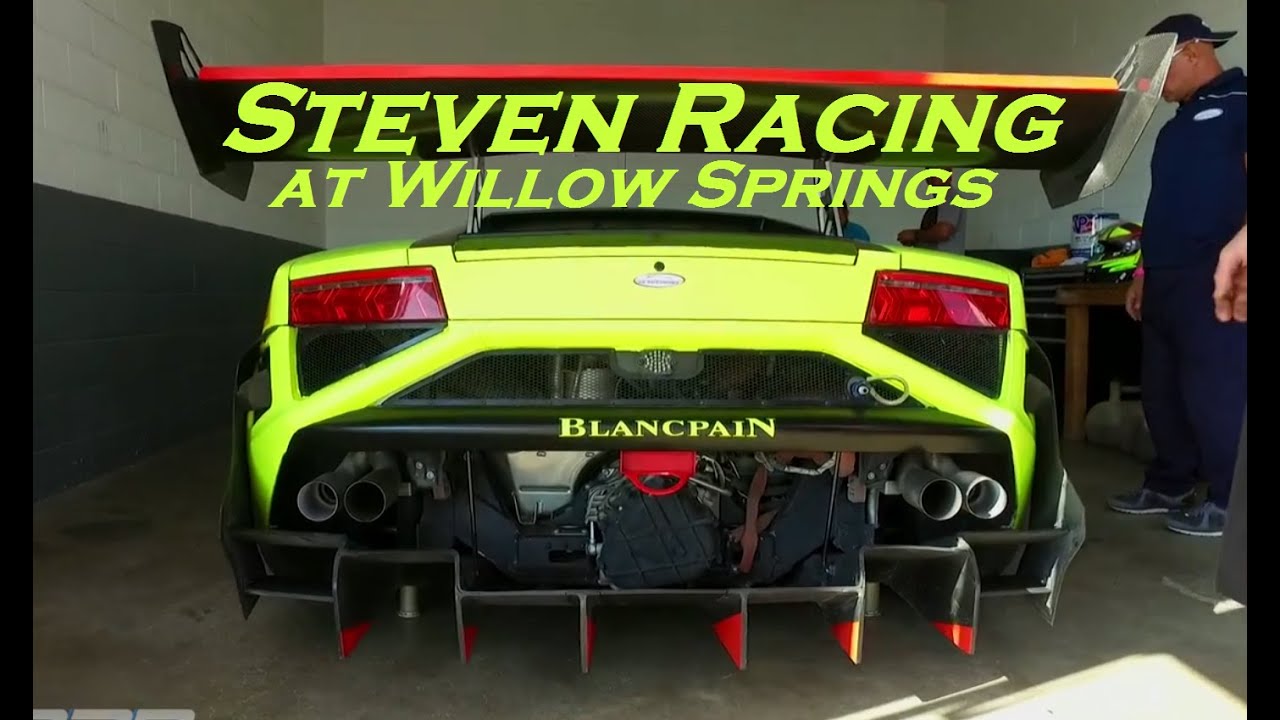 13yr old Steven dominates at Willow Springs Raceway!!!