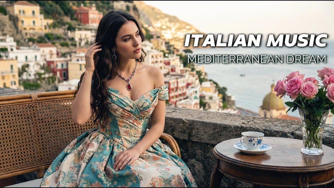 Chill Mediterranean Music & Italian Vibes 🏡🌊 Relaxing Music & Mediterranean Coast Views 🌊