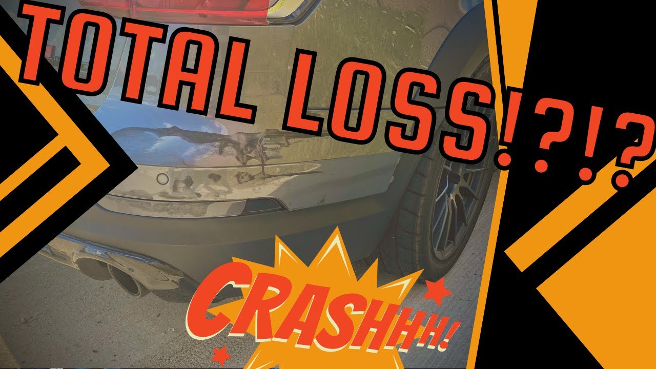 I got rear-ended in the Audi...