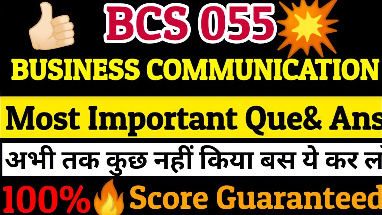 Bcs 055🔥 Dialogue writing, Short Note, Paragraph | Business Communication