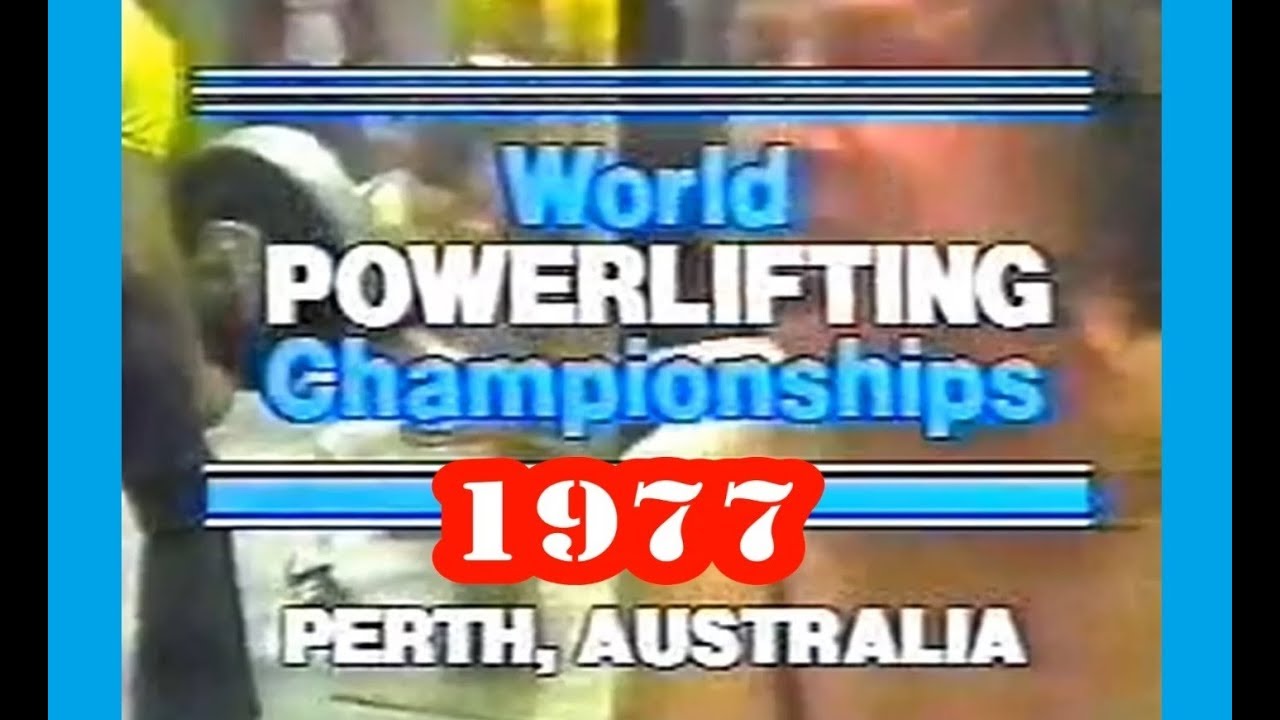 1977 IPF Men's World Powerlifting Championships (Perth)
