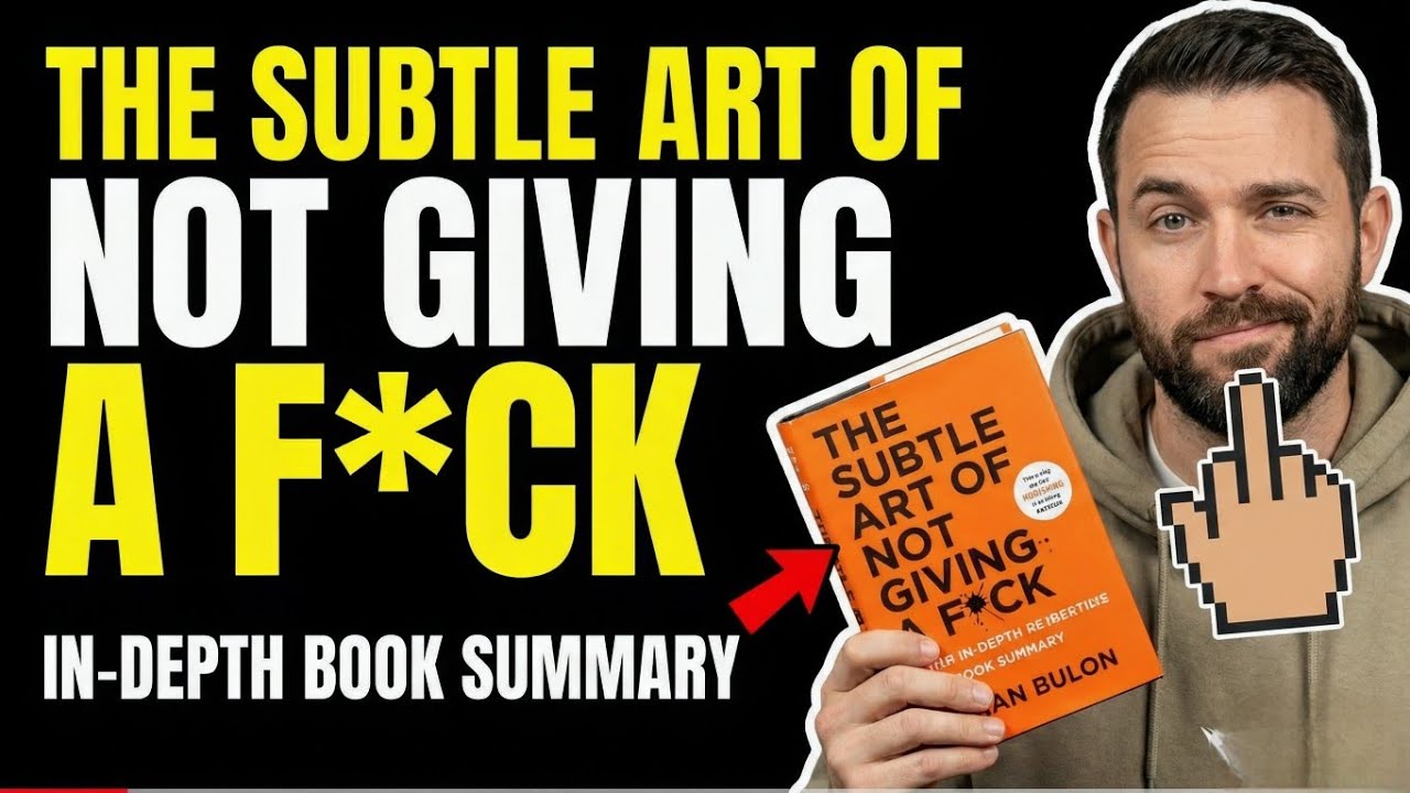 The Subtle Art of Not Giving a F*ck | In-Depth Book Summary