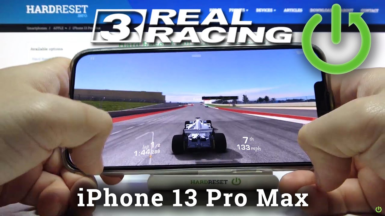 Apple iPhone 13 Pro Max - Real Racing 3 on *120 Hz* | MOST ENJOYABLE RACING GAME