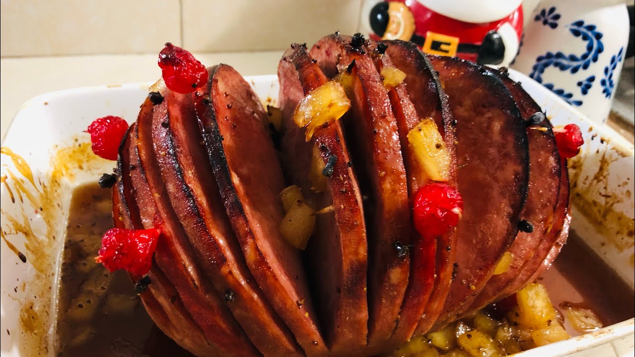 Jamón en salsa de miel