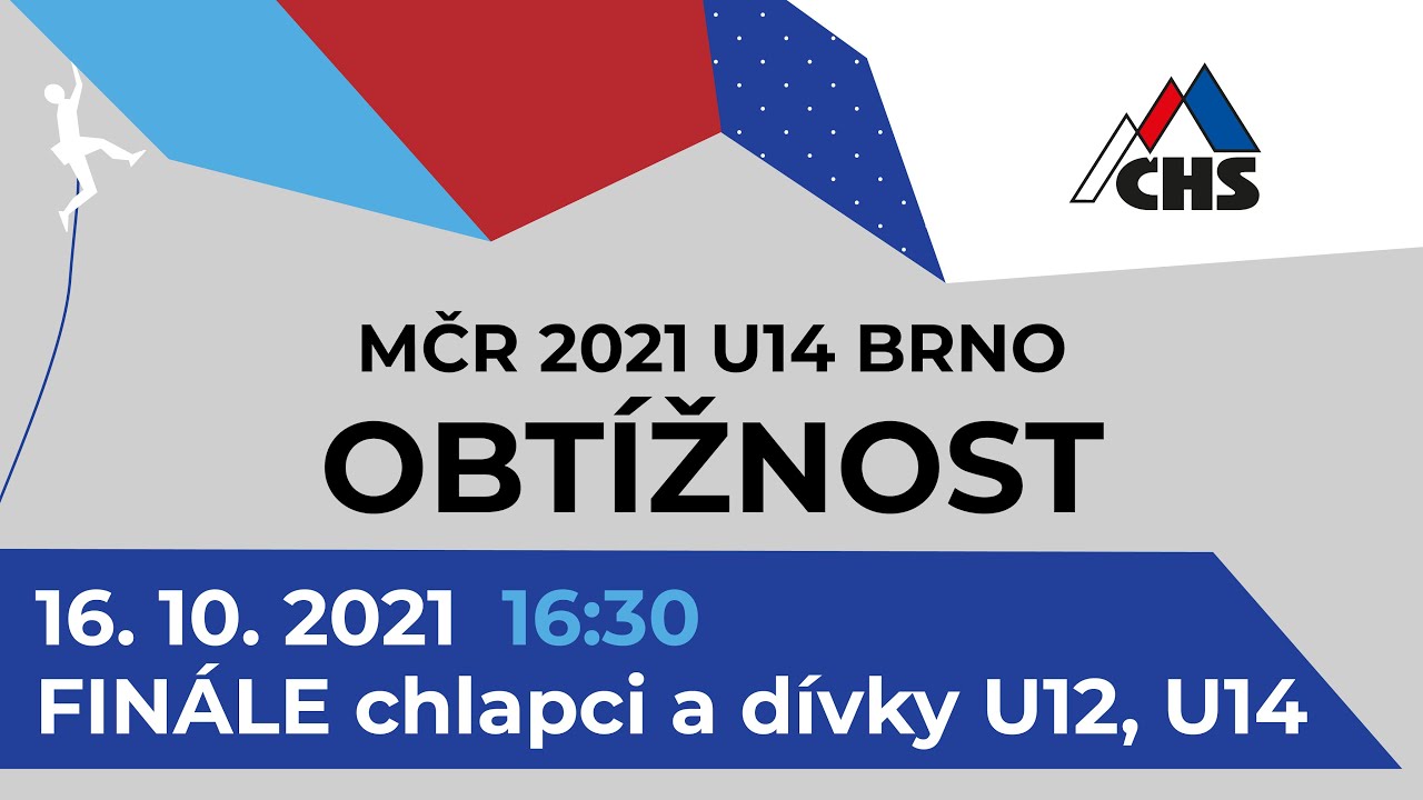 MČR 2021 U14 BRNO - Finále chlapci a dívky U12, U14