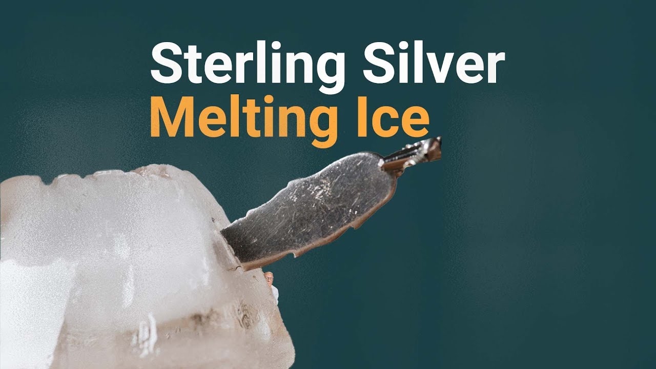 Sterling Silver Ice Cutting Test | Thermal Conductivity Example