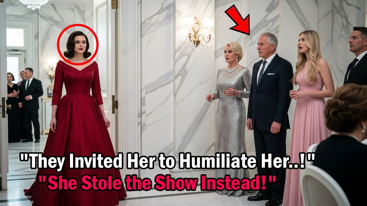 The Rich Family Invited Their Poor Maid to a Luxury Party as a Cruel Joke — But Her Grand Entrance