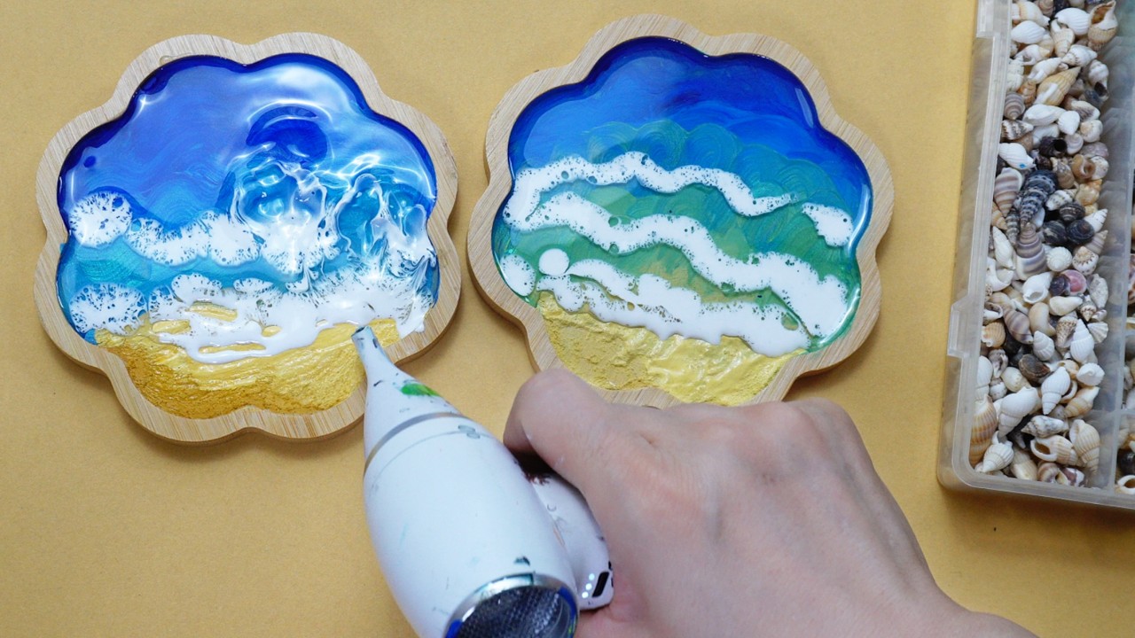 Oceanic Art: Acrylic Painting on Wood | Art Tutorial