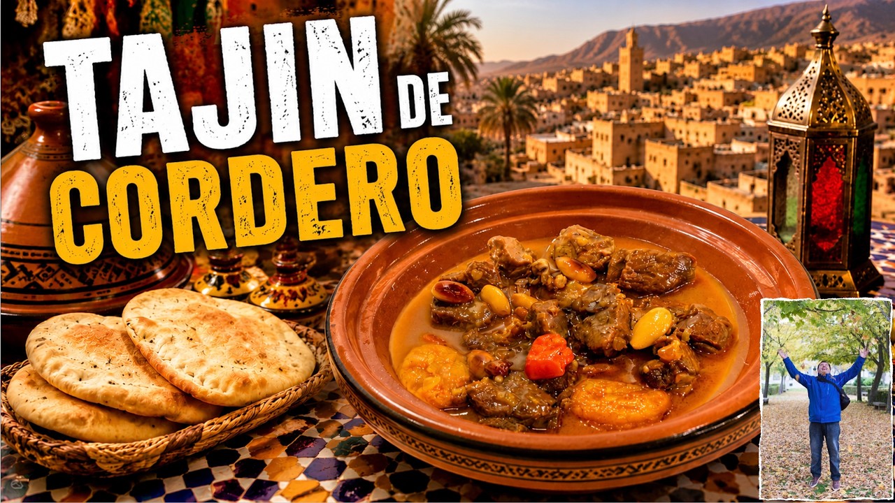 TAJIN de CORDERO con FRUTOS SECOS Estofado de CORDERO con orejones Receta TAJINE CORDERO Mrouzia 🐏🐐🐑