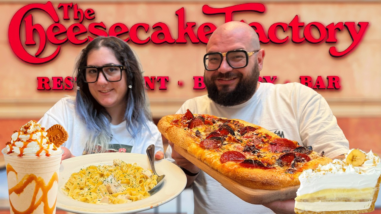 MANGIAMO TUTTO IL MENU DI CHEESECAKE FACTORY A DUBAI