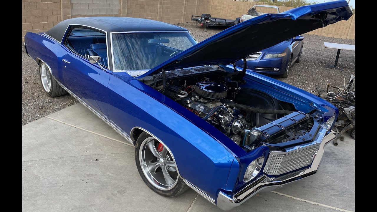 1970 Monte Carlo wth Holley Sniper 2 kit