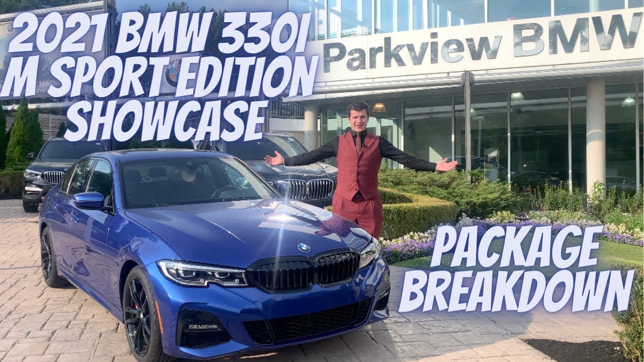 2021 BMW 330i M sport Edition in Portimao Blue Showcase