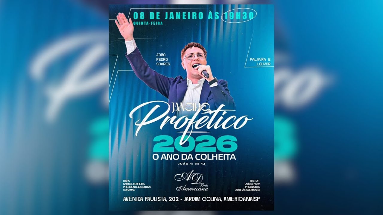 Janeiro Profético 2026 (6° Dia) | AD Brás Americana
