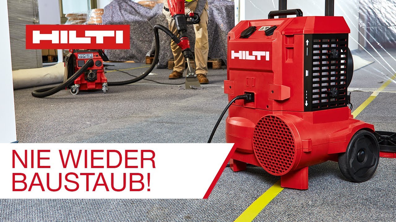 Der Luftreiniger für Ihre Baustelle: Hilti AIC 1000 & AIC 2000