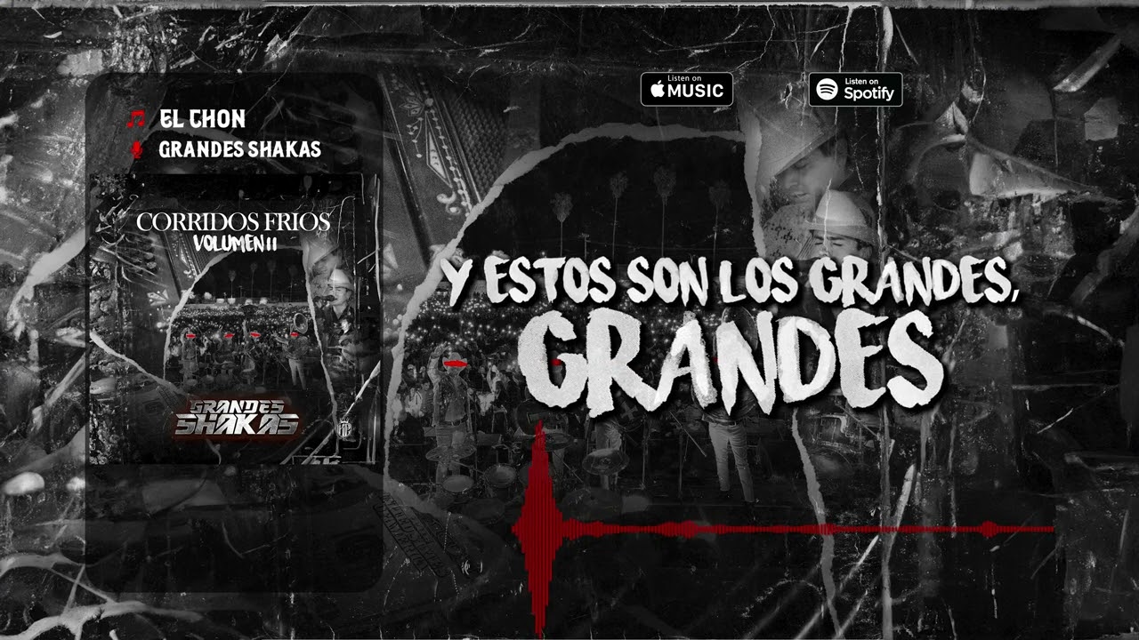 Grandes Shakas - El Chon  (LYRICS) #musica #regionalmexicana #norteñobanda