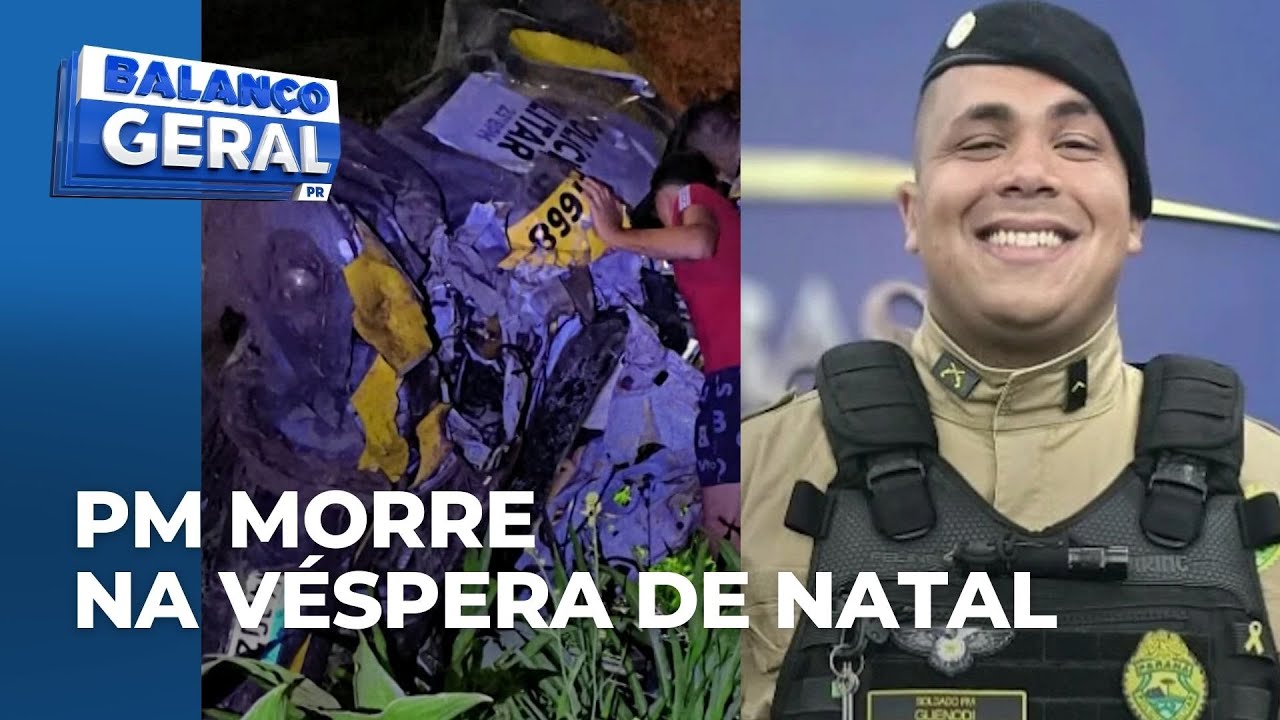 PM cai em barranco na CIC e morre durante perseguição na véspera do Natal