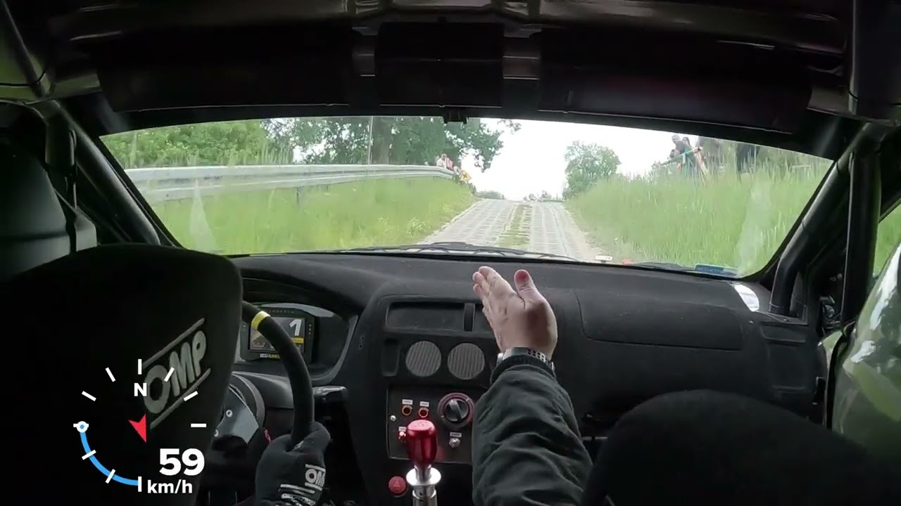 Rajd Nadwiślański 2025 RMP OS 4 Wilków  Adamiak/Rybicki onboard