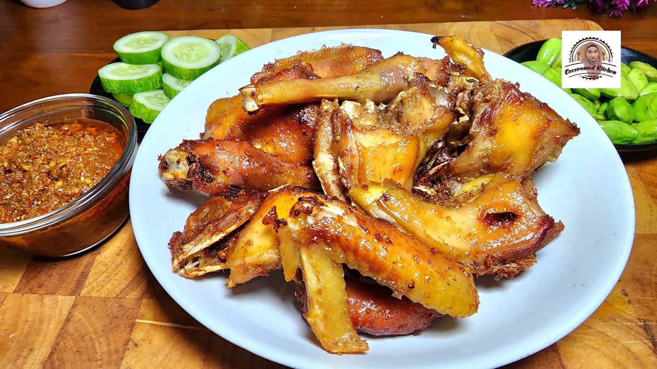 AYAM GORENG KALASAN BUMBU INSTANT, PLUS SAMBEL TERASI PEDAS NAMPOL.