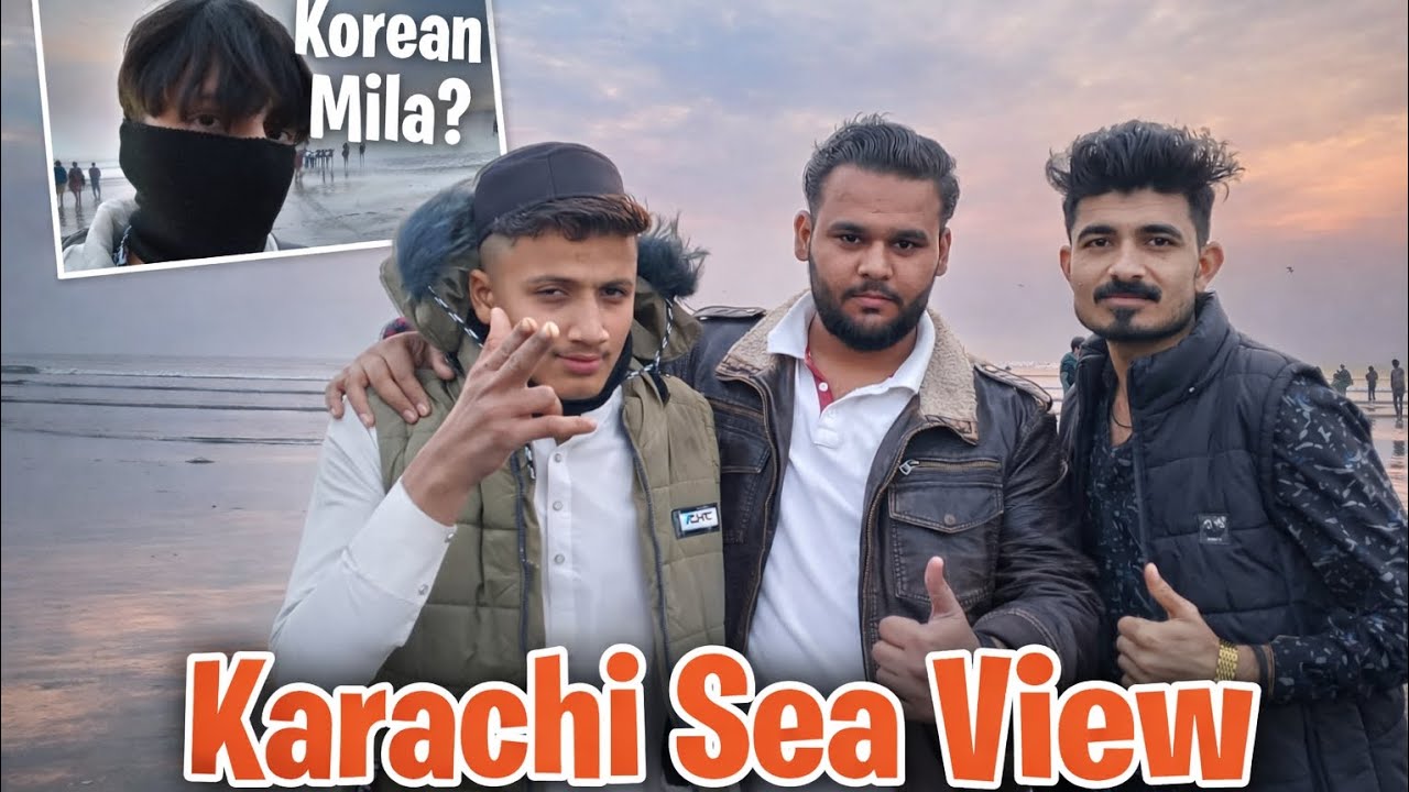 Karachi Sea View | Sukun Bhara Manzar 🌊 |Beautiful Sea View😎| Korean Mila.