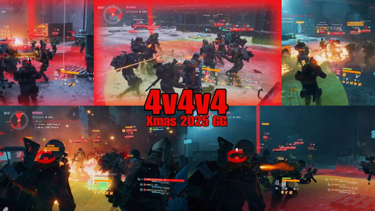 The Division 1-When the 4v4v4 is ggs 🎅 xmas🎅2025 on play station.