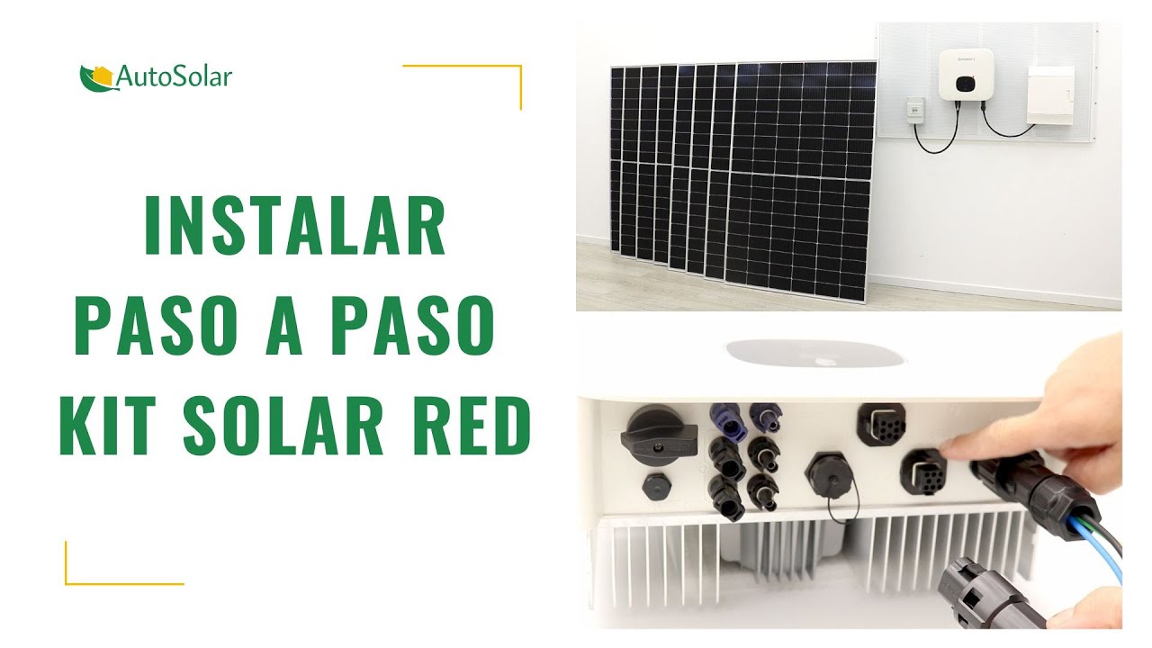 Kit solar autoinstalable Conexión a red 15kWh/día | Growatt