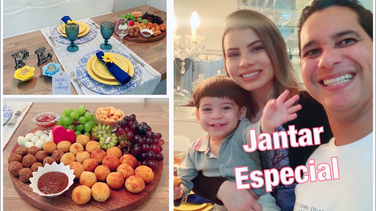 FIZ JANTAR ESPECIAL 9 ANOS DE CASAMENTO - BODAS DE CERÂMICA E VIME | #PALOMASOARES