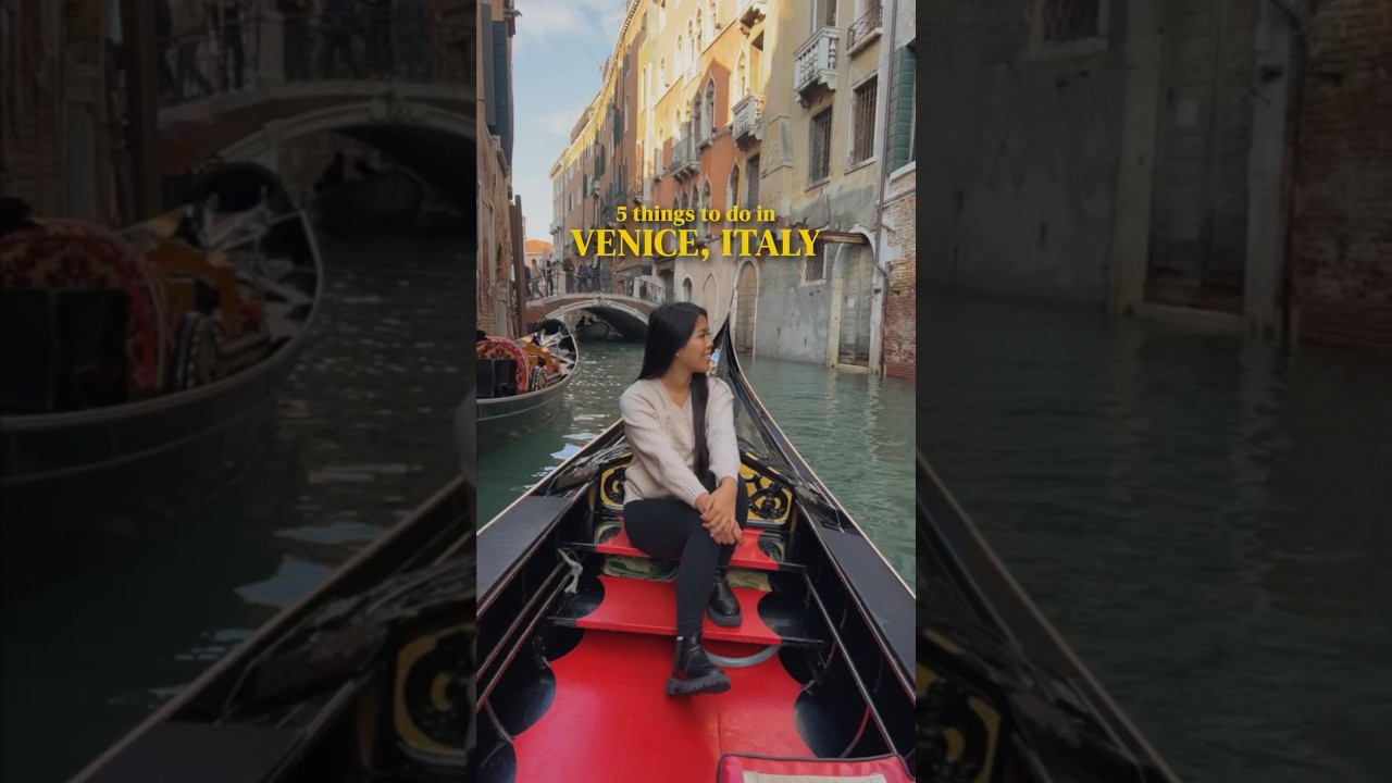 5 Things to do in VENICE, ITALY 🇮🇹 #travel #italy #europe