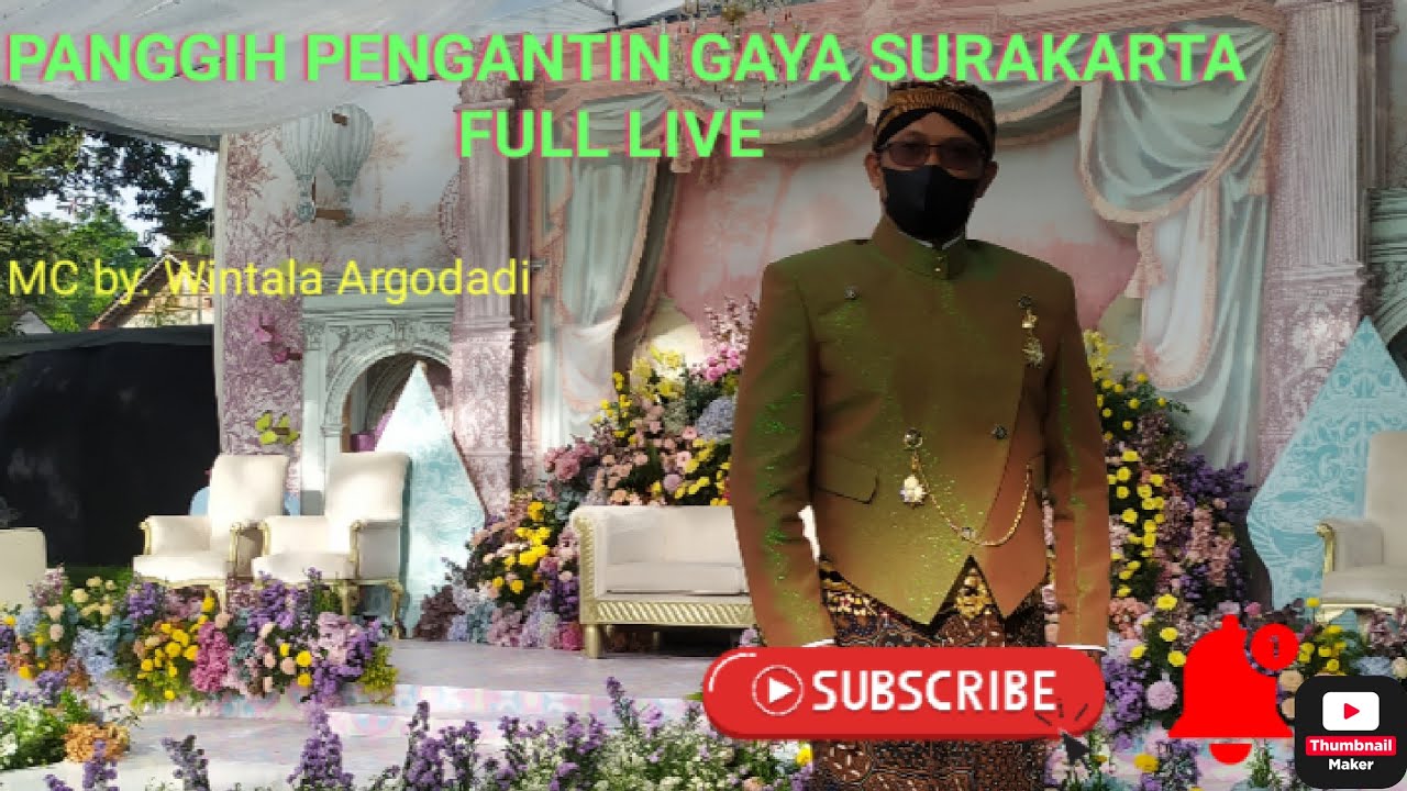 Panggih Gaya Surakarta  Full Live MC by. Wintala Argodadi