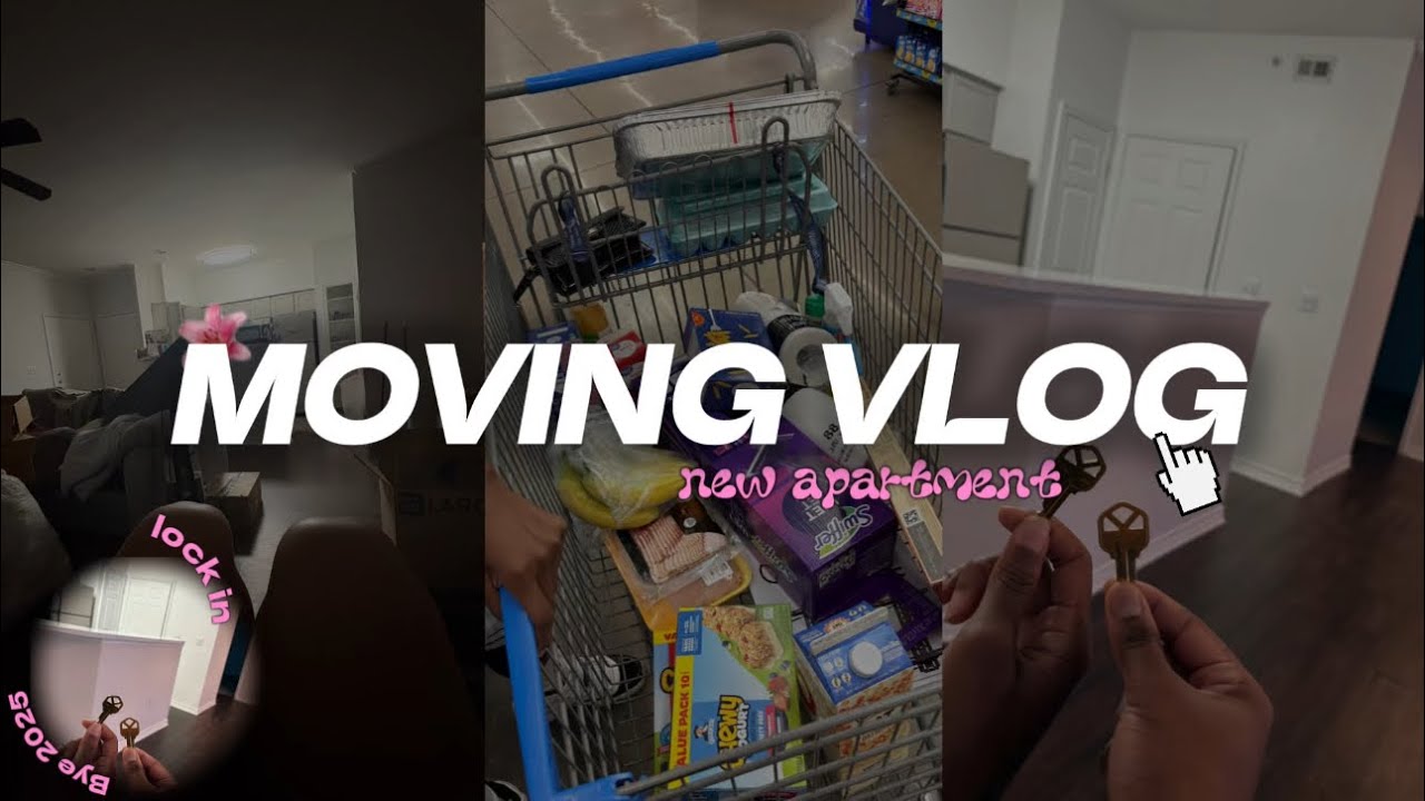 MOVING VLOG | unpacking + apartment tour