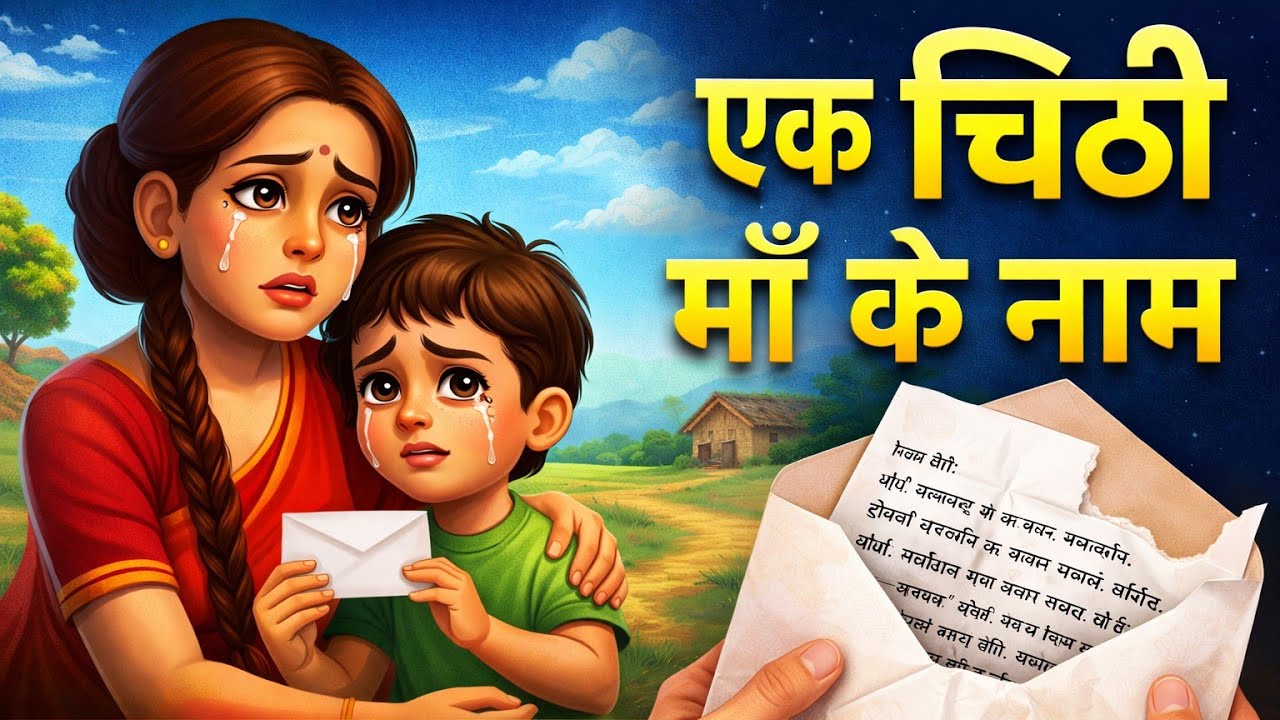 एक चिट्ठी माँ के नाम” — दिल छू लेने वाली एक इमोशनल फैमिली स्टोरी।