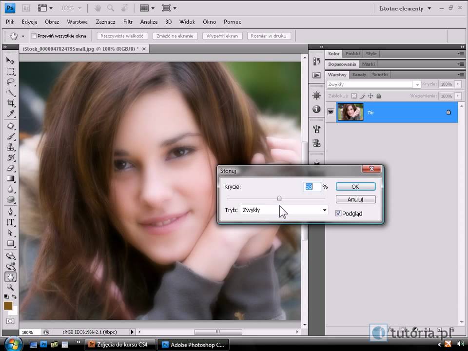 Photoshop CS4 - Jak poprawić zdjęcie portretowe