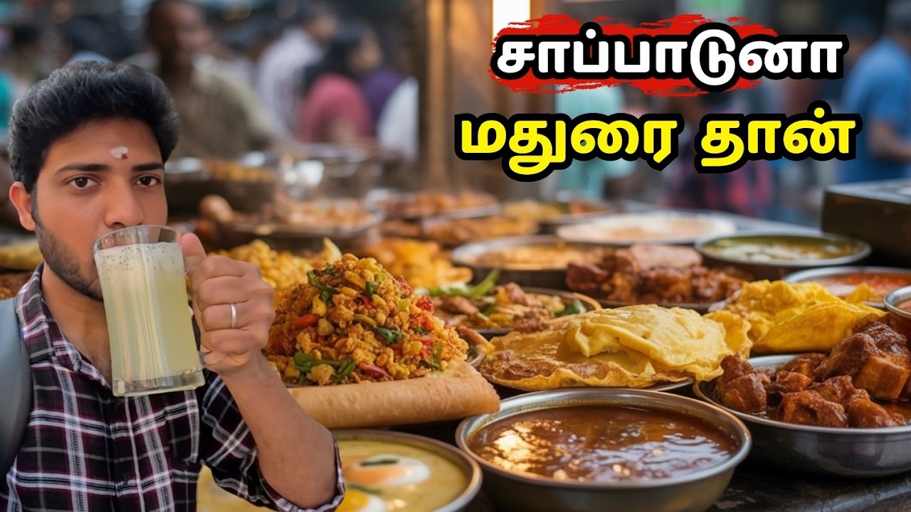 மதுரையில் சூப்பர் சாப்பாடு | இங்கும் வட மாநிலத்தவர்கள் அதிகம் |TAMIL TOURISM CTREATIONS #madurai