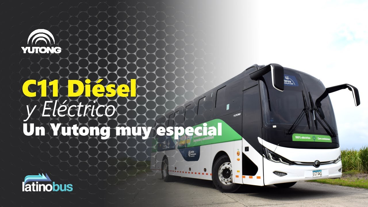 Yutong C11 Diésel y Eléctrico: dos opciones para el transporte especial y empresarial.