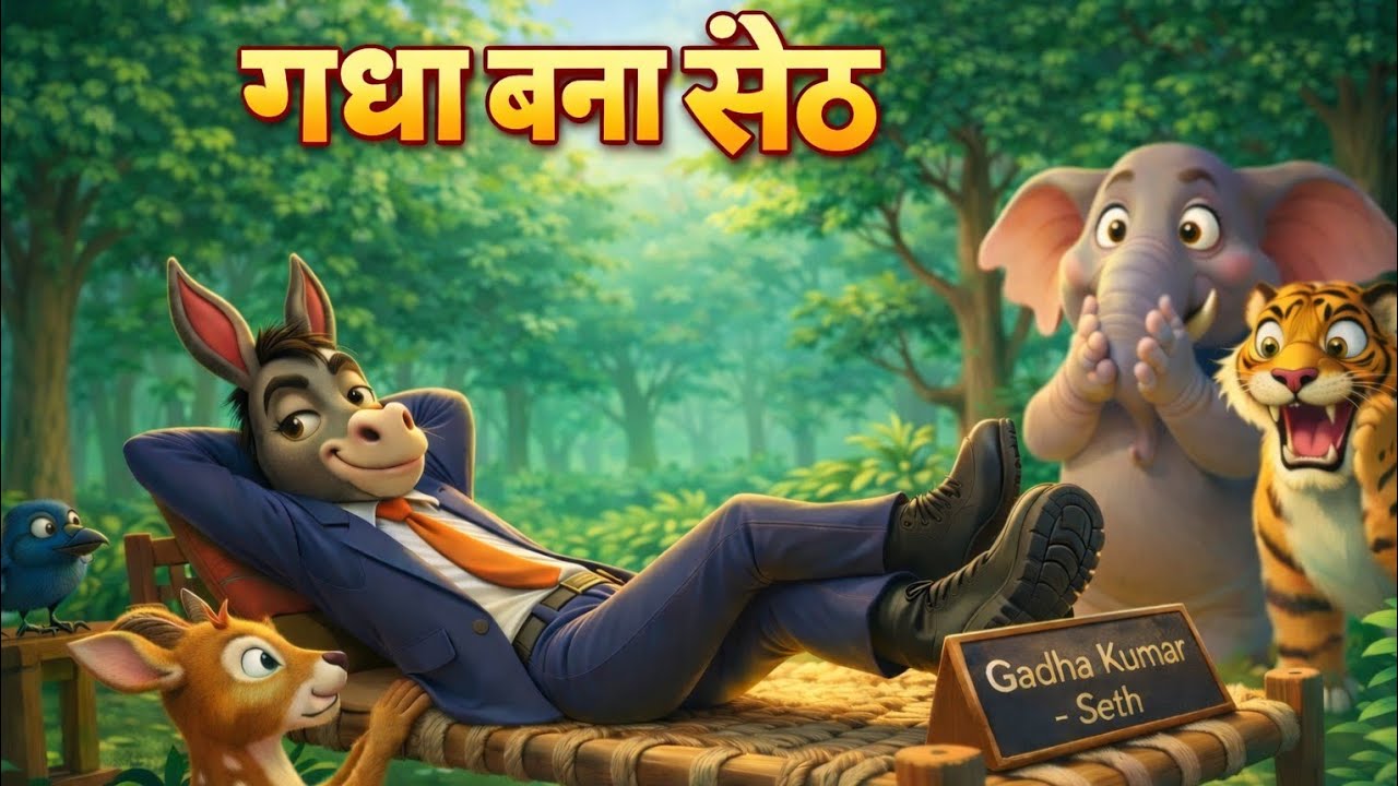 गधा बना सेठ | Gadha Vikas Yojna 🫏| Hindi Stories for Kids | Panchatantra Ki Kahaniyan | Moral Story 