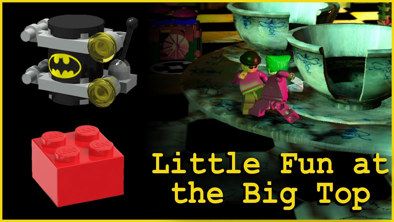 LEGO Batman: The Videogame | LITTLE FUN AT THE BIG TOP - Minikits & Red Power Brick