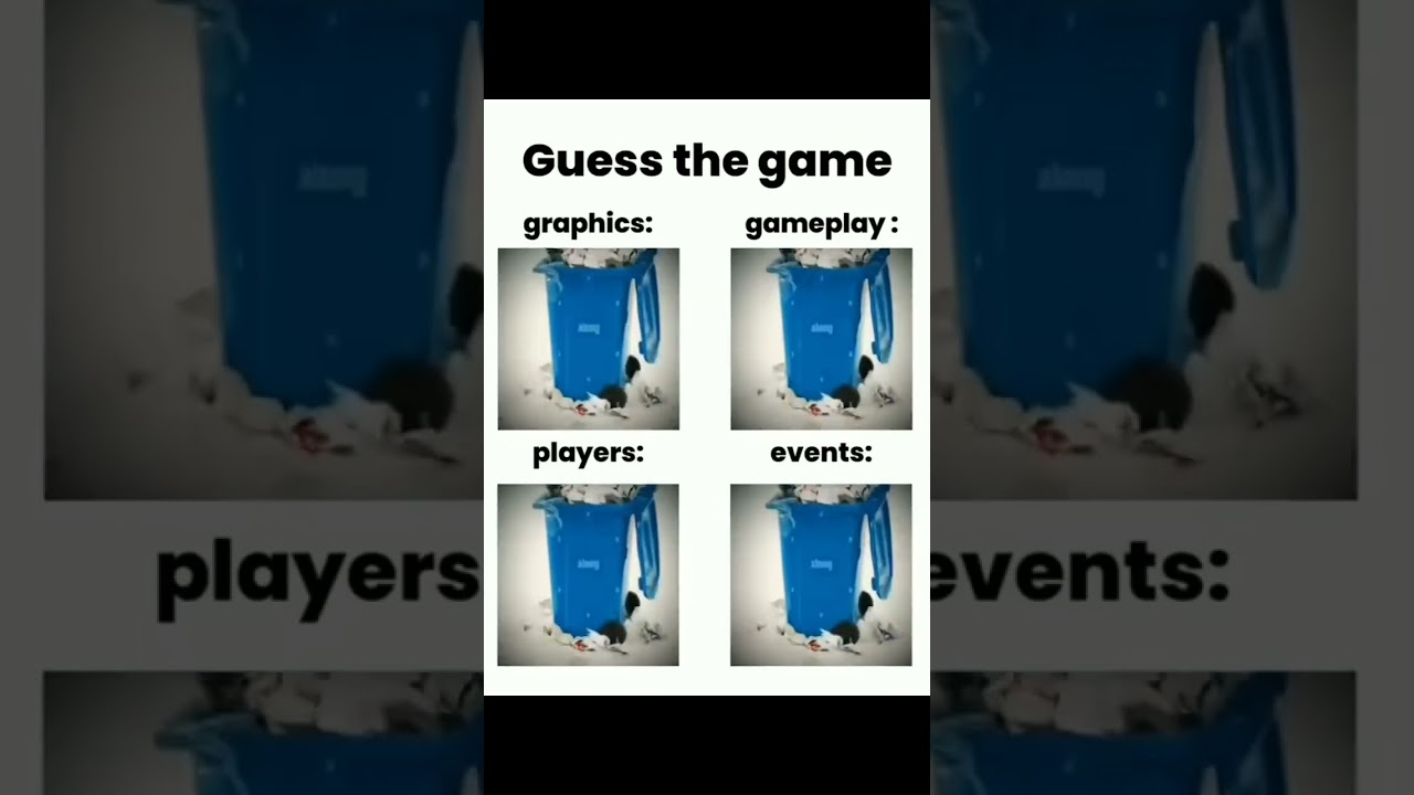 Guess the Game...