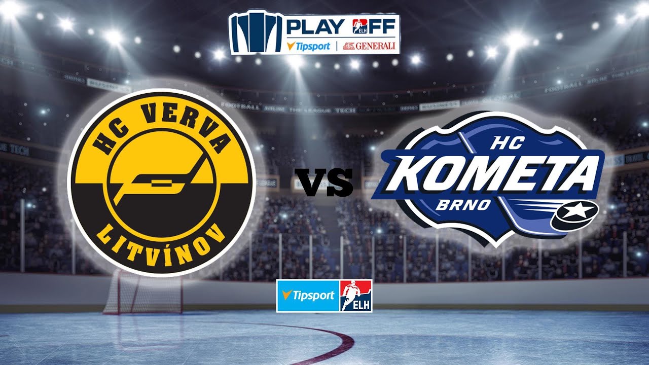 NHL 24 extraliga playoff Brno vs Litvínov