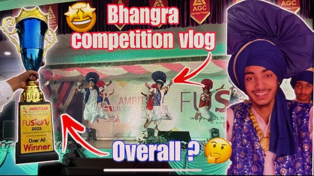 Fusion bhangra competition 2026 🥳| overall ?? 🤔|