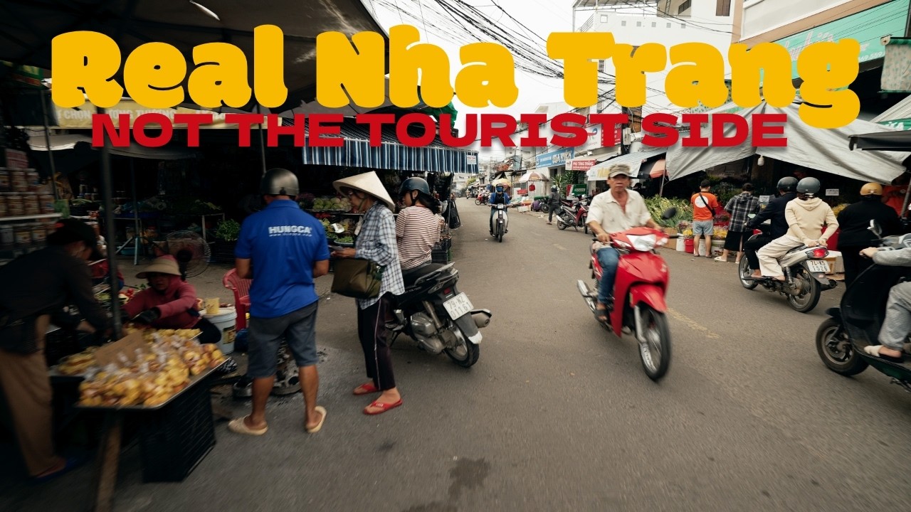 A Quiet Walk Through Non-Tourist Nha Trang | Vietnam 4K