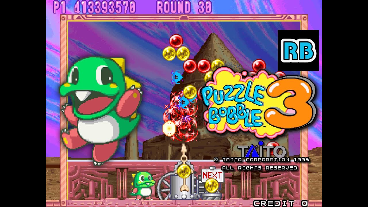 1996 [60fps] Puzzle Bobble 3 (World) 413393570pts ALL