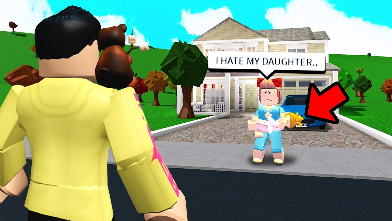 Mom Wanted A BABYSITTER.. She HATED Her Daughter.. (Roblox Bloxburg)
