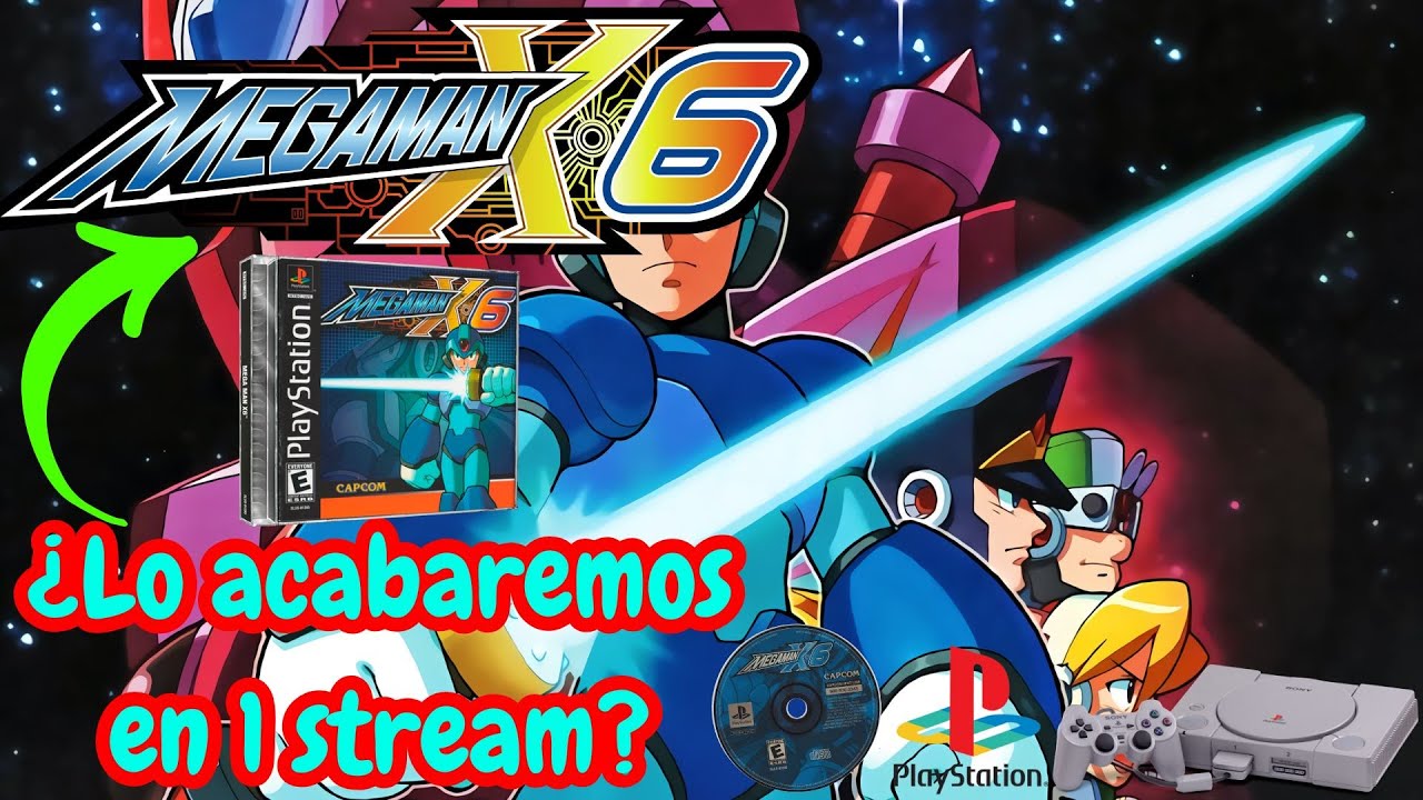 Jugamos Mega Man X6 | PS1 | ¿Cual es el mejor juego de la saga X?... Vengan a cotorrear