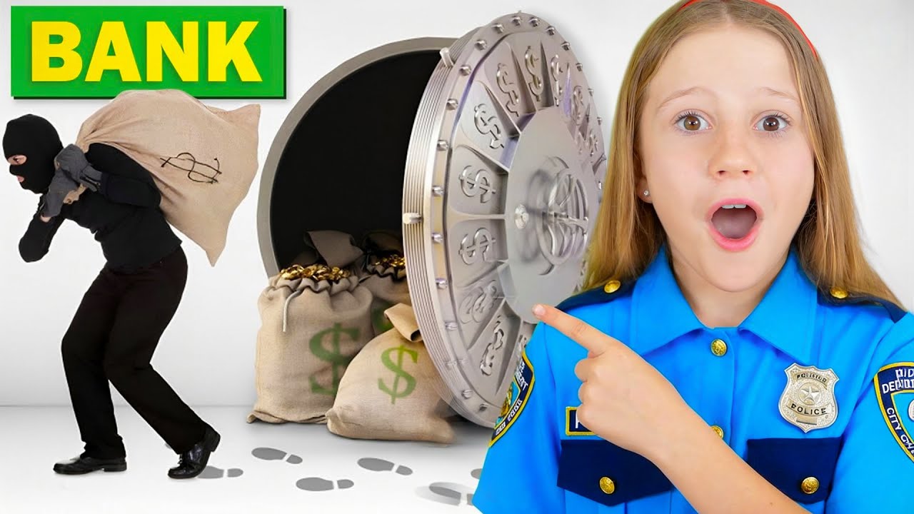 O banco foi roubado! Detetive Nastya entra em ação! Compilação de 1 hora de novas histórias