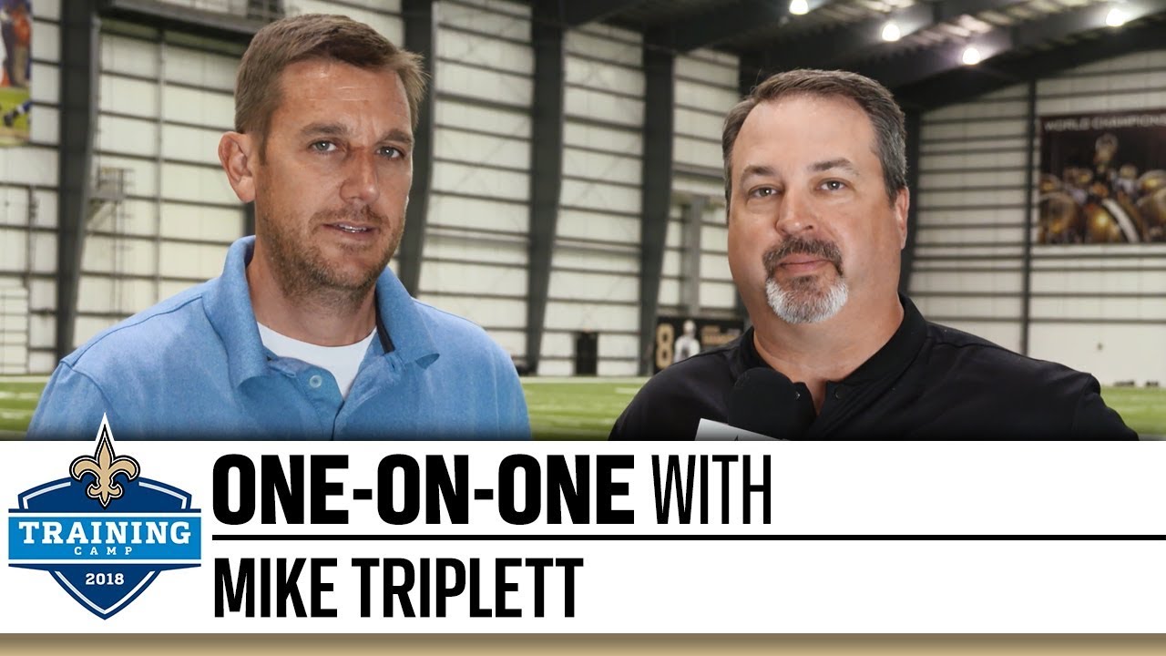 One-on-One with Mike Triplett | 2018 Saints Training Camp
